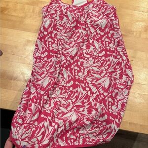 Krimson Klover Pink and White swim dress